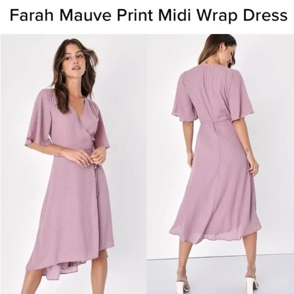 Lulu’s Polka Dot Wrap Dress - L